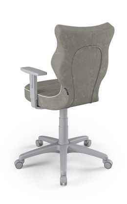 Entelo Duo Szary VS03 rozmiar 6 - DOBRE KRZESŁO dla kręgosłupa, ortopedyczne - fotel obrotowy do biurka