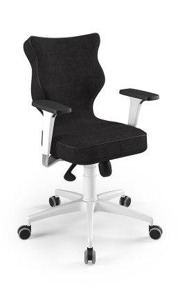 Entelo Perto Biały AT01 - DOBRE KRZESŁO dla kręgosłupa, ortopedyczne - fotel obrotowy do biurka