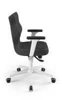 Entelo Perto Biały FC33 - DOBRE KRZESŁO dla kręgosłupa, ortopedyczne - fotel obrotowy do biurka