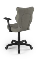 Entelo Uni FC03 Szary rozmiar 6 - DOBRE KRZESŁO dla kręgosłupa, ortopedyczne - fotel obrotowy do biurka