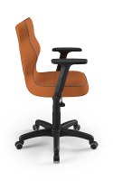 Entelo Uni FC34 Pomarańczowy rozmiar 6 - DOBRE KRZESŁO dla kręgosłupa, ortopedyczne - fotel obrotowy do biurka