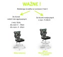 Entelo Duo Biały/Zielony VS05 rozmiar 5 - DOBRE KRZESŁO dla kręgosłupa, ortopedyczne - fotel obrotowy do biurka