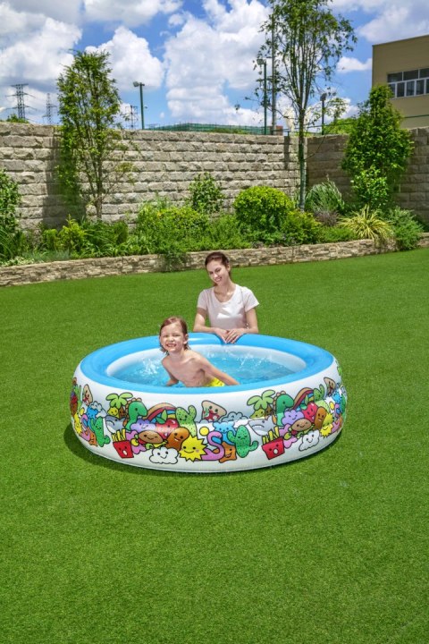 Bestway Bestway 51121 BASENIK DMUCHANY SZEROKA KRAWĘDŹ 152cm x 51cm Bestway Bestway 51121 BASENIK DMUCHANY SZEROKA KRAWĘDŹ 152cm x 51cm