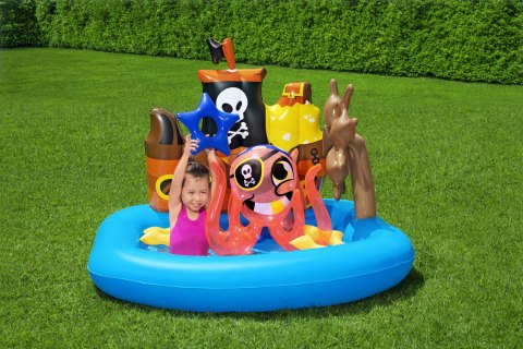 Bestway Bestway 52211 BASENIK DMUCHANY STATEK PIRACKI 140cm x 130cm x 104cm Z AKCESORIAMI ZAWÓR SPUSTOWY Bestway Bestway 52211 BASENIK DMUCHANY STATEK PIRACKI 140cm x 130cm x 104cm Z AKCESORIAMI ZAWÓR SPUSTOWY
