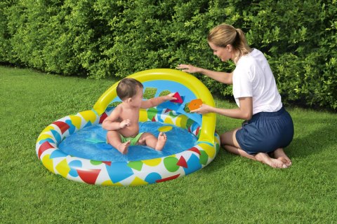 Bestway Bestway 52378 BASENIK DMUCHANY Z SORTEREM KSZTAŁTÓW I BAŃKĄ WODNĄ 120cm x 117cm x 46cm Niebiesko Żółty +zabawki piankowe Bestway Bestway 52378 BASENIK DMUCHANY Z SORTEREM KSZTAŁTÓW I BAŃKĄ WODNĄ 120cm x 117cm x 46cm Niebiesko Żółty +zabawki piankowe