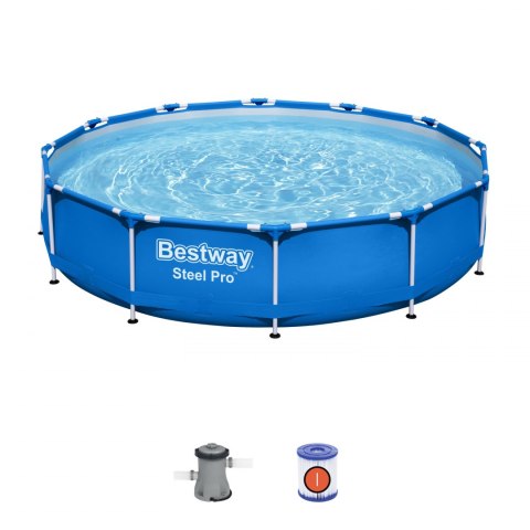 Bestway Bestway 56706 BASEN STELAŻOWY STEEL PRO 3.66m x 0.76m Bestway Bestway 56706 BASEN STELAŻOWY STEEL PRO 3.66m x 0.76m
