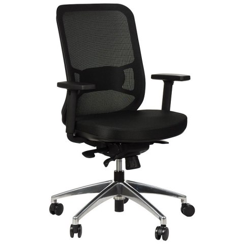 Fotel obrotowy GN-310/ALU CZARNY - krzesło biurowe do biurka - TILT Fotel obrotowy GN-310/ALU CZARNY - krzesło biurowe do biurka - TILT