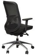 Fotel obrotowy GN-310/ALU CZARNY - krzesło biurowe do biurka - TILT