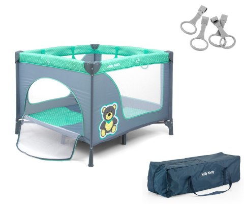 Milly Mally Kojec dziecięcy Fun Mint Bear Miętowo-Szary Milly Mally Kojec dziecięcy Fun Mint Bear Miętowo-Szary