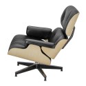 D2.DESIGN Fotel Vip czarny/natural oak/standard ba se D2.DESIGN Fotel Vip czarny/natural oak/standard ba se