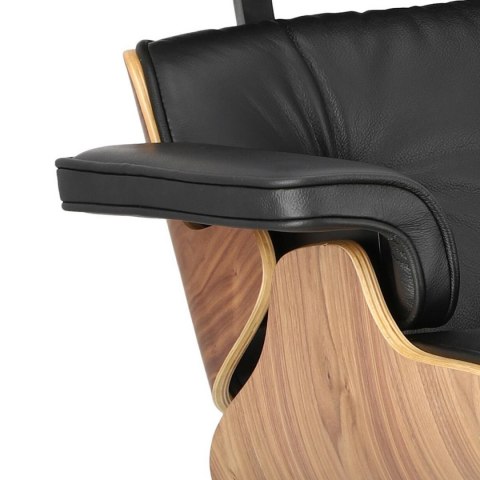 D2.DESIGN Fotel Vip czarny/walnut/standard base TP D2.DESIGN Fotel Vip czarny/walnut/standard base TP