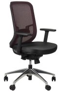 Fotel obrotowy GN-310/ALU BORDO - krzesło biurowe do biurka - TILT Fotel obrotowy GN-310/ALU BORDO - krzesło biurowe do biurka - TILT