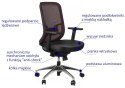 Fotel obrotowy GN-310/ALU BORDO - krzesło biurowe do biurka - TILT Fotel obrotowy GN-310/ALU BORDO - krzesło biurowe do biurka - TILT