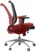 Fotel obrotowy GN-310/ALU BORDO - krzesło biurowe do biurka - TILT Fotel obrotowy GN-310/ALU BORDO - krzesło biurowe do biurka - TILT