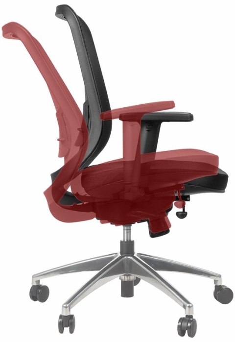 Fotel obrotowy GN-310/ALU CZARNY - krzesło biurowe do biurka - TILT Fotel obrotowy GN-310/ALU CZARNY - krzesło biurowe do biurka - TILT