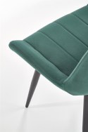Halmar K388 krzesło Ciemno Zielone tkanina velvet/stelaż Czarny stal malowana Halmar K388 krzesło Ciemno Zielone tkanina velvet/stelaż Czarny stal malowana