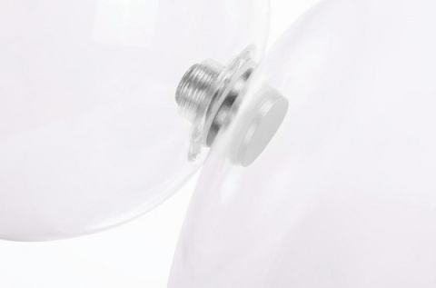 King Home Lampa wisząca CAPRI 6 czarna - 60 LED, aluminium, szkło King Home Lampa wisząca CAPRI 6 czarna - 60 LED, aluminium, szkło
