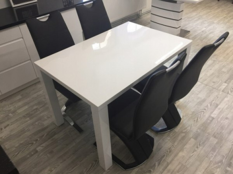 Halmar RONALD stół prostoktny biały MDF lakierowany rozkładany 140÷180x80 Halmar RONALD stół prostoktny biały MDF lakierowany rozkładany 140÷180x80