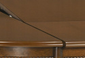 STÓŁ ROZKŁADANY OKRĄGŁY WILLIAM CIEMNY ORZECH MDF + okleina naturalna DREWNO 90-124x90 Halmar STÓŁ ROZKŁADANY OKRĄGŁY WILLIAM CIEMNY ORZECH MDF + okleina naturalna DREWNO 90-124x90 Halmar