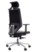 Fotel obrotowy ZN-805-C tk.30 czarny - krzesło biurowe do biurka - TILT, ZAGŁÓWEK Fotel obrotowy ZN-805-C tk.30 czarny - krzesło biurowe do biurka - TILT, ZAGŁÓWEK