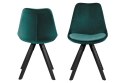 ACTONA Krzesło Dima VIC bottle green /black ACTONA Krzesło Dima VIC bottle green /black