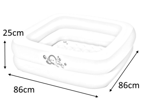 Bestway Bestway 51116 BASENIK DMUCHANY KWADRATOWY ŻÓŁWIK 86cm x 86cm x 25cm MIĘKKA PODŁOGA winyl zawór spustowy Bestway Bestway 51116 BASENIK DMUCHANY KWADRATOWY ŻÓŁWIK 86cm x 86cm x 25cm MIĘKKA PODŁOGA winyl zawór spustowy