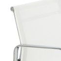 D2.DESIGN Fotel biurowy CH1171T biała siateczk,chr