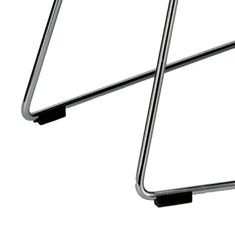 KRZESŁO Z PODŁOKIETNIKAMI Harry Arm D2.DESIGN CZARNA PODUSZKA EKOSKÓRA STELAŻ METALOWY CHROMOWANY KRZESŁO Z PODŁOKIETNIKAMI Harry Arm D2.DESIGN CZARNA PODUSZKA EKOSKÓRA STELAŻ METALOWY CHROMOWANY