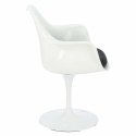 D2.DESIGN Krzesło TulAr białe/czarna poduszka D2.DESIGN Krzesło TulAr białe/czarna poduszka