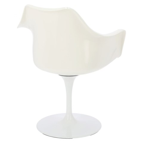 D2.DESIGN Krzesło TulAr białe/czerwona poduszka D2.DESIGN Krzesło TulAr białe/czerwona poduszka