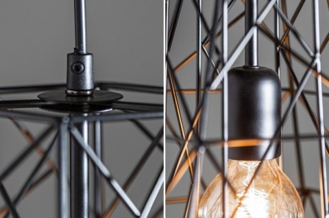 Invicta Interior INVICTA lampa wisząca CAGE S czarny nowoczesna i stylowa Invicta Interior INVICTA lampa wisząca CAGE S czarny nowoczesna i stylowa