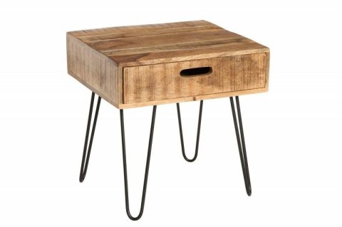 Invicta Interior INVICTA stolik SCORPION 50 cm mango - drewno naturalne, żelazo Invicta Interior INVICTA stolik SCORPION 50 cm mango - drewno naturalne, żelazo