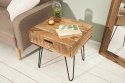 Invicta Interior INVICTA stolik SCORPION 50 cm mango - drewno naturalne, żelazo Invicta Interior INVICTA stolik SCORPION 50 cm mango - drewno naturalne, żelazo