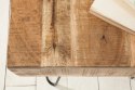Invicta Interior INVICTA stolik SCORPION 50 cm mango - drewno naturalne, żelazo