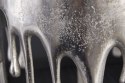 Invicta Interior INVICTA stolik kawowy LIQUID LINE 51 srebrny - metal Invicta Interior INVICTA stolik kawowy LIQUID LINE 51 srebrny - metal