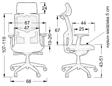 Fotel obrotowy KB-8922A CZARNY - krzesło biurowe do biurka - TILT, ZAGŁÓWEK Fotel obrotowy KB-8922A CZARNY - krzesło biurowe do biurka - TILT, ZAGŁÓWEK