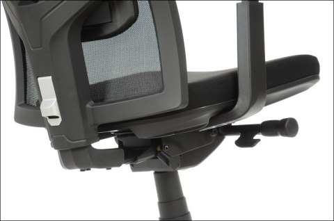 Fotel obrotowy KB-8922A CZARNY - krzesło biurowe do biurka - TILT, ZAGŁÓWEK Fotel obrotowy KB-8922A CZARNY - krzesło biurowe do biurka - TILT, ZAGŁÓWEK