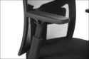 Fotel obrotowy KB-8922A CZARNY - krzesło biurowe do biurka - TILT, ZAGŁÓWEK Fotel obrotowy KB-8922A CZARNY - krzesło biurowe do biurka - TILT, ZAGŁÓWEK