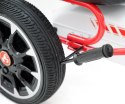 Milly Mally Pojazd Gokart na pedały Abarth Black Czarno Czerwony konstrukcja metalowa osłony plastikowe hamulec ręczny 3 lata +