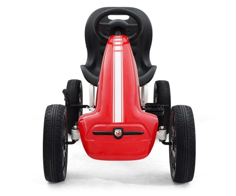 Milly Mally Gokart na pedały Pojazd Abarth Red Czerwony konstrukcja metalowa osłony plastikowe hamulec ręczny 3 lata + Milly Mally Gokart na pedały Pojazd Abarth Red Czerwony konstrukcja metalowa osłony plastikowe hamulec ręczny 3 lata +