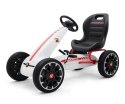 Milly Mally Pojazd Gokart na pedały Abarth White Biały konstrukcja metalowa osłony plastikowe hamulec ręczny 3 lata + Milly Mally Pojazd Gokart na pedały Abarth White Biały konstrukcja metalowa osłony plastikowe hamulec ręczny 3 lata +