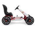 Milly Mally Pojazd Gokart na pedały Abarth White Biały konstrukcja metalowa osłony plastikowe hamulec ręczny 3 lata + Milly Mally Pojazd Gokart na pedały Abarth White Biały konstrukcja metalowa osłony plastikowe hamulec ręczny 3 lata +
