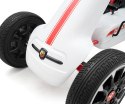 Milly Mally Pojazd Gokart na pedały Abarth White Biały konstrukcja metalowa osłony plastikowe hamulec ręczny 3 lata +