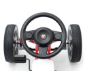 Milly Mally Pojazd Gokart na pedały Abarth White Biały konstrukcja metalowa osłony plastikowe hamulec ręczny 3 lata + Milly Mally Pojazd Gokart na pedały Abarth White Biały konstrukcja metalowa osłony plastikowe hamulec ręczny 3 lata +