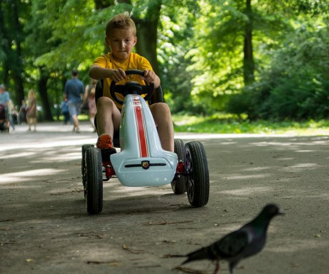 Milly Mally Pojazd Gokart na pedały Abarth White Biały konstrukcja metalowa osłony plastikowe hamulec ręczny 3 lata + Milly Mally Pojazd Gokart na pedały Abarth White Biały konstrukcja metalowa osłony plastikowe hamulec ręczny 3 lata +
