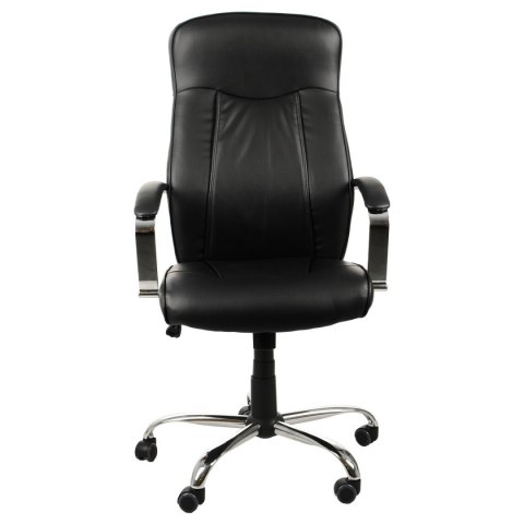 Fotel obrotowy ZN-9152 CZARNY - krzesło biurowe do biurka - TILT Fotel obrotowy ZN-9152 CZARNY - krzesło biurowe do biurka - TILT