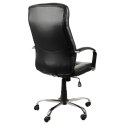 Fotel obrotowy ZN-9152 CZARNY - krzesło biurowe do biurka - TILT Fotel obrotowy ZN-9152 CZARNY - krzesło biurowe do biurka - TILT