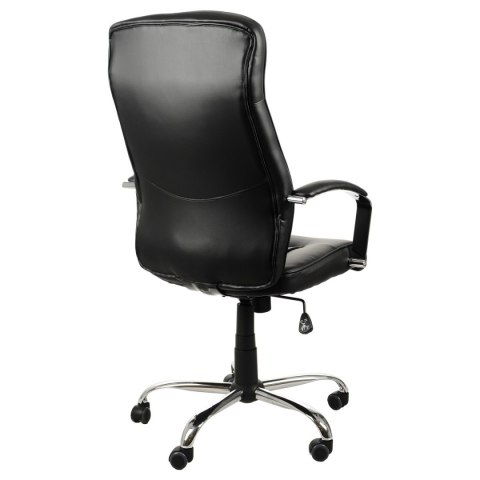 Fotel obrotowy ZN-9152 CZARNY - krzesło biurowe do biurka - TILT Fotel obrotowy ZN-9152 CZARNY - krzesło biurowe do biurka - TILT