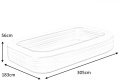 Bestway 54009 DUŻY BASEN DMUCHANY FAMILIJNY PROSTOKĄTNY 305cm x 183cm x 56cm winylowy NIEBIESKI zawór spustowy pojemność 1161 L Bestway 54009 DUŻY BASEN DMUCHANY FAMILIJNY PROSTOKĄTNY 305cm x 183cm x 56cm winylowy NIEBIESKI zawór spustowy pojemność 1161 L