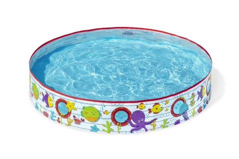 Bestway Bestway 55029 BASENIK ROZPOROWY FILL 'N FUN OKRĄGŁY DMUCHANY BURTA STATKU Z OKIENKAMI 152cm x25cm PVC dno winylowe 435 l Bestway Bestway 55029 BASENIK ROZPOROWY FILL 'N FUN OKRĄGŁY DMUCHANY BURTA STATKU Z OKIENKAMI 152cm x25cm PVC dno winylowe 435 l